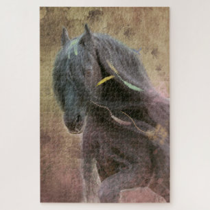 Black Beauty Friesian Horse - Puzzle