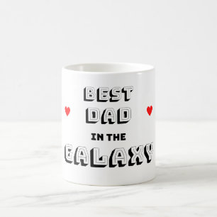 Black Blanc Moderne Meilleur Papa Dans La Mug Gala