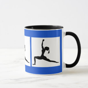 Black Bleu - Yoga Designs Combo Café Mug / Coupe