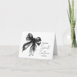 Black Bow Coquette Script Merci pour votre Sweet 1