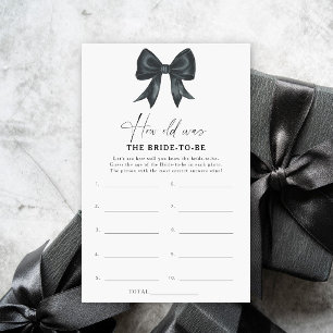Black Bow Quel âge avait la mariée pour être jeu