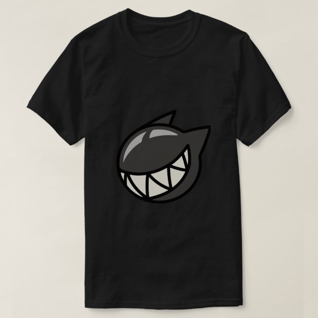 Black Bubble Gum Cat T-Shirt (Design devant)