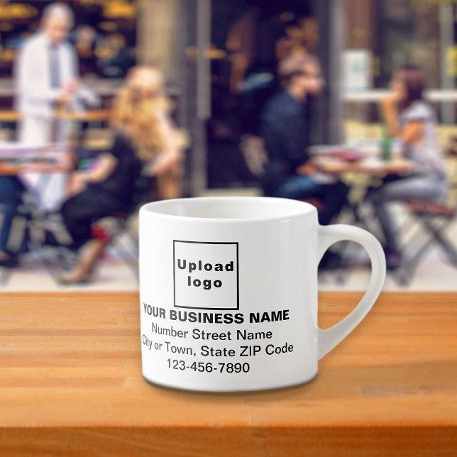 Black Business Marque Textes sur Espresso Mug (Créateur téléchargé)