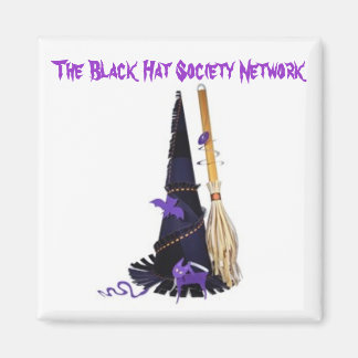 Black Casquette Society Network Magnet
