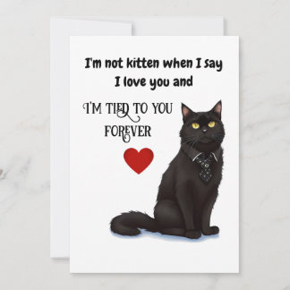 Black Cat Beau meilleur papa jamais carte de Fête 