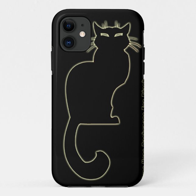 Black Cat iPhone 5 Coque Amoureux des chats Coque  (Dos)