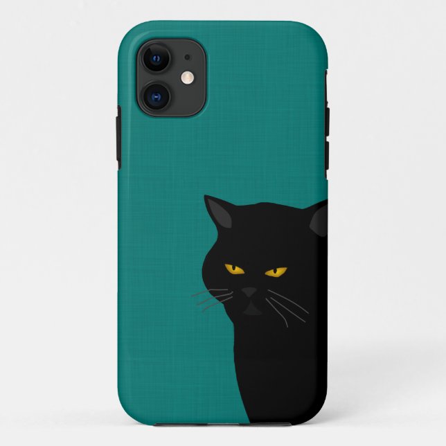 Black Cat iPhone SE/5/5s Coque (Dos)