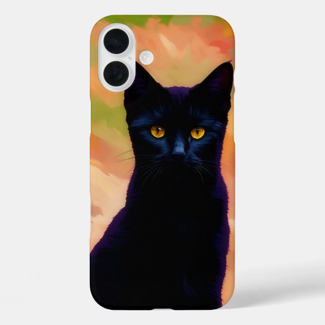 Black Cat Pop Art Coque iphone Kitty (Verso)