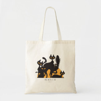 Black Cat Society Sac fourre-tout d'Halloween