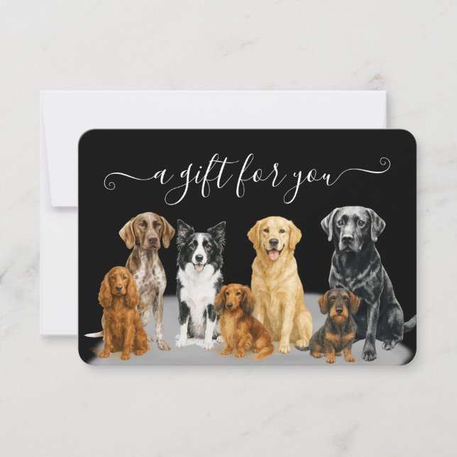 Black Chien Grooming Animaux de compagnie Embarque (Devant)