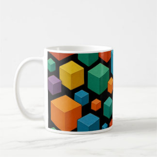 Black cube Mug