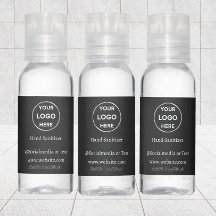 Black Custom Logo Texte Modern Business Covid