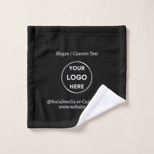 Black Custom Logo Texte Moderne Minimaliste Entrep