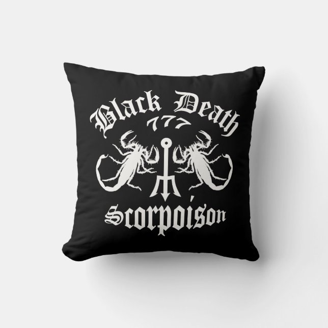 Black Death 777 - Scorpoison - Coussin (Recto)