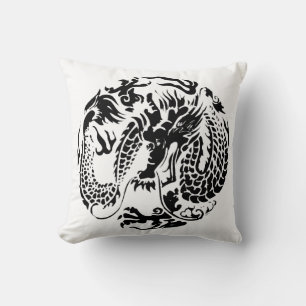 Black Dragon American MoJo Coussin