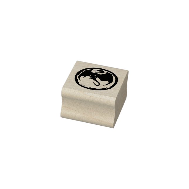 Black Dragon petit tampon en caoutchouc sans poign (Tampon)