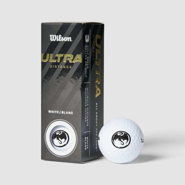 Black Dragon Wilson Ultra balle de golf 3 pk (Emballage)