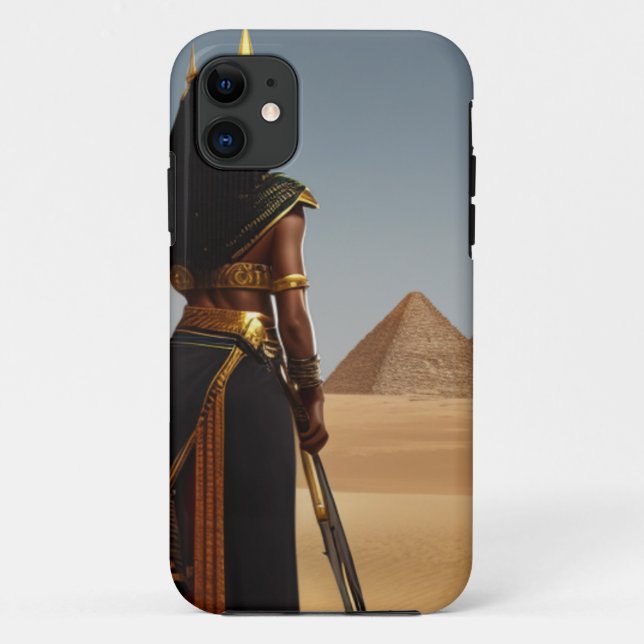 Black Egyptian Queens Coque-Mate iPhone 8/7 Coque (Dos)
