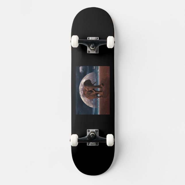Black Elephant Skateboard (Recto)