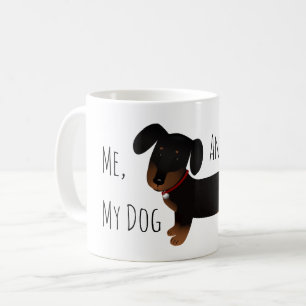Black et Tan Dachshund Amoureux des chiens Mug