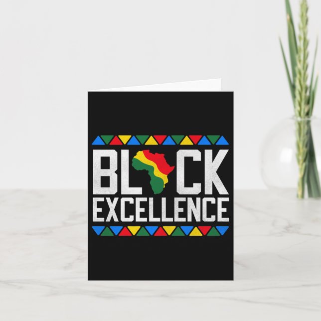Black Excellence Carte Africaine Graphic Premium (Devant)
