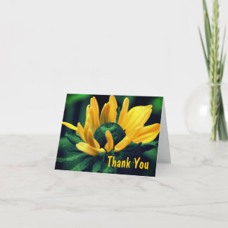 Black Eyed Susan Flower Carte de remerciements Abs