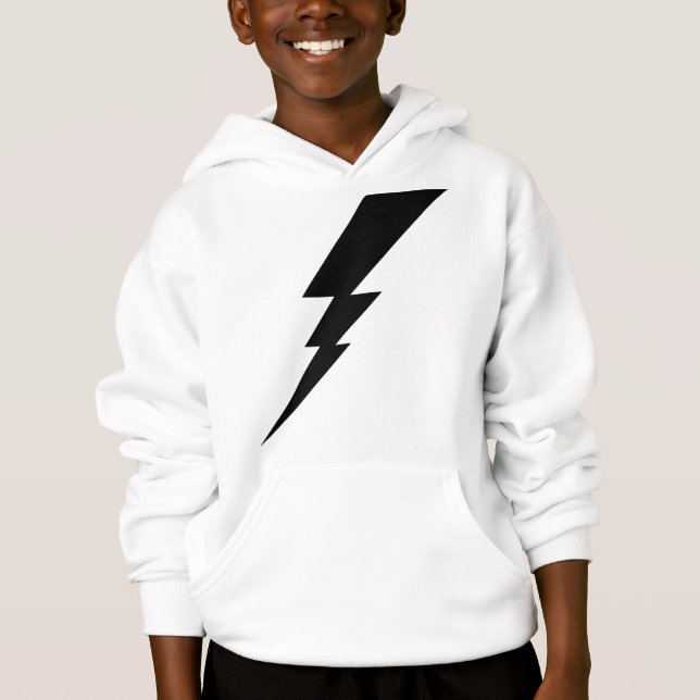 Black Flash Lightning Bolt pour enfants (Devant)