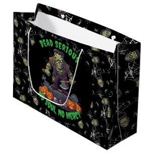 🖤 Black Frankenstein Halloween Sac cadeau 💀 🎃