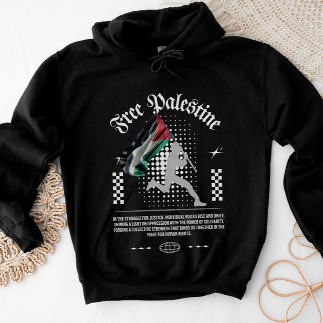 Black Free Palestine Sweatshirt (Créateur téléchargé)