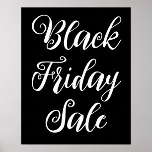 Black Friday Sale Sign, affiche de vente au magasi