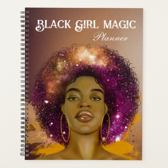 Black Girl Magic 2023 Planner  (Devant)