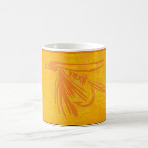 "Black Gnat" Truite classique Volant Mug