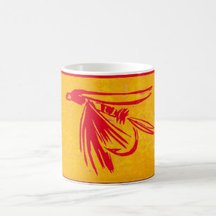 "Black Gnat" Truite classique Volant Mug