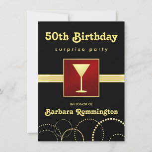 Black & Gold - Invitation surprise du 50e annivers