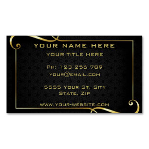 Black Gold votre propre Carte de visite de design