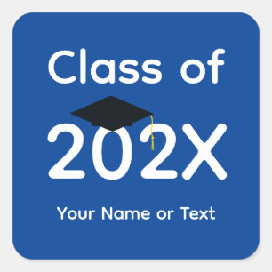 Black Graduation Cap #1-3 Stickers