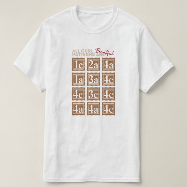 Black Hair Types Custom Graphic T-shirt (Design devant)