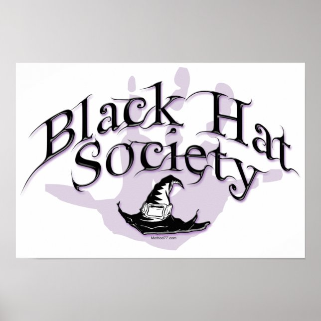 Black Hat Society Poster (Devant)