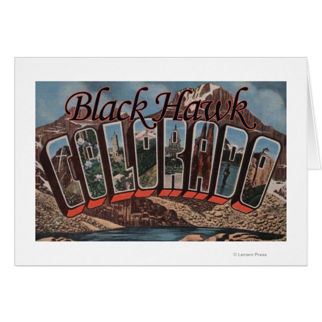 Black Hawk, Colorado - Scènes de grandes lettres (Devant horizontal)