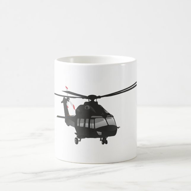 Black Helicopter Mug (Centre)