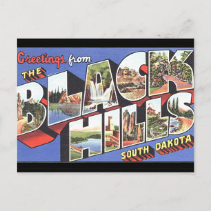 Black Hills Dakota du Sud Carte Postale Ancienne