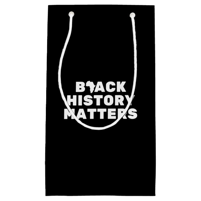 Black History Matters Petit sac cadeau (Devant)