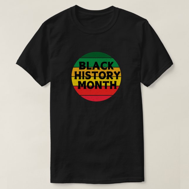 Black History Moth Pride Hommes T-shirt (Design devant)