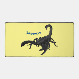Black hungry scorpion