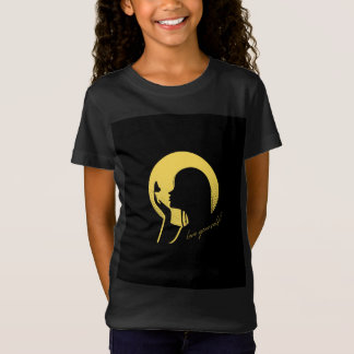 Black Illustration T-shirt auto-soignant pour femm