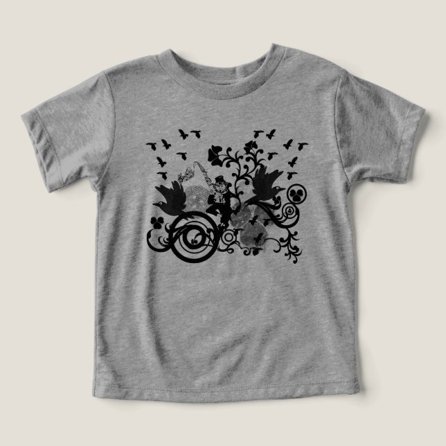 Black Irish Swirls et Leprechauns (Design Recto)