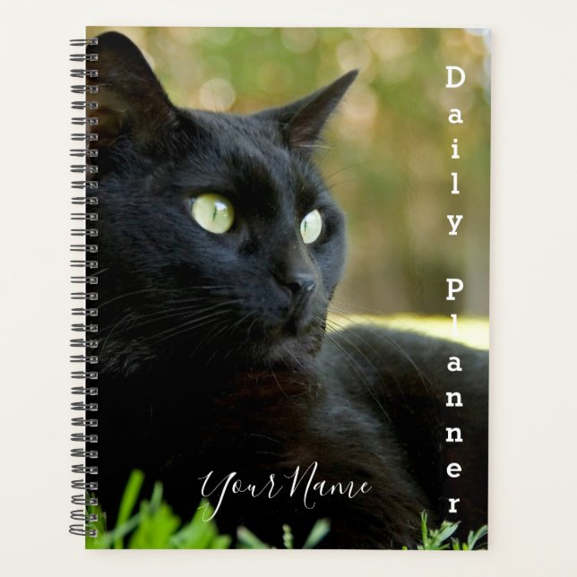 Black Kitty - Planificateur quotidien - HAMbWG (Devant)