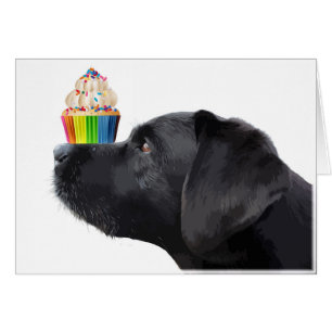 Black Lab All Occasion Card - Cartes Cupcake