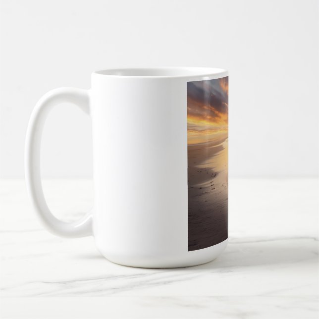 Black Labrador Retriever Élégante race Café Mug (Gauche)