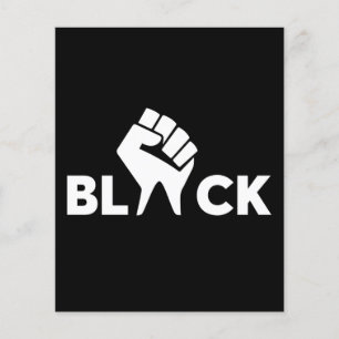 Black Lives Matt Black Avec Main